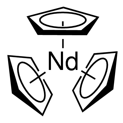Tris(cyclopentadienyl)neodymium(III) - CAS:1273-98-9 - Nd(Cp)3, Tricyclopentadienylneodymium, Tris(?5-cyclopentadienyl)neodymium